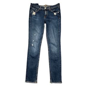 Rag & Bone Skinny Jeans 26 (27x27.5) Blue La Paz Distressed Denim Stretch Womens